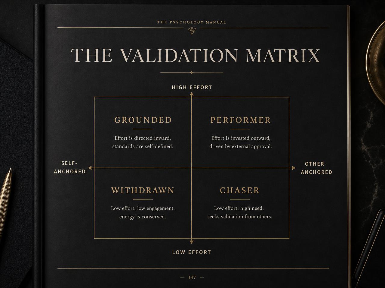 The Validation Matrix quadrant page
